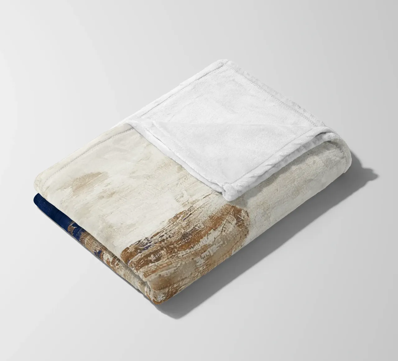 Abstract Painting no. 1 Blue coperta in pile da adrianooliveira