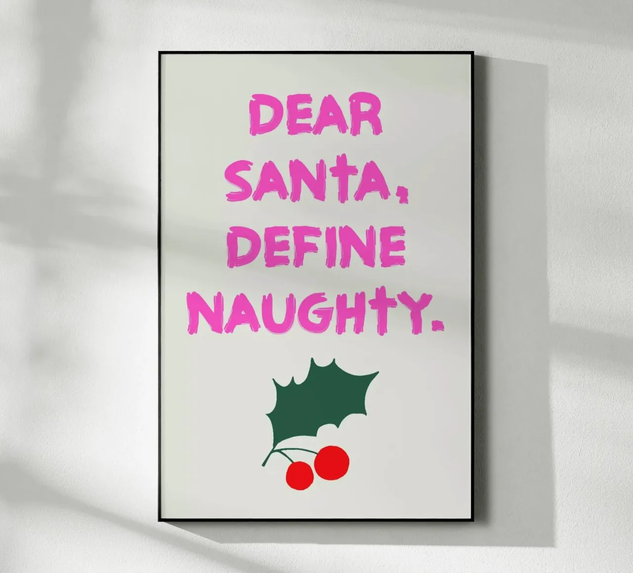 Dear Santa plexiglass da Kubistika