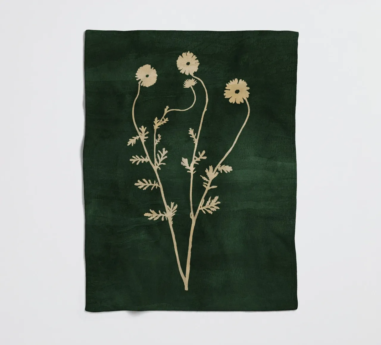 Abstract Botanical no. 10 coperta in pile da adrianooliveira
