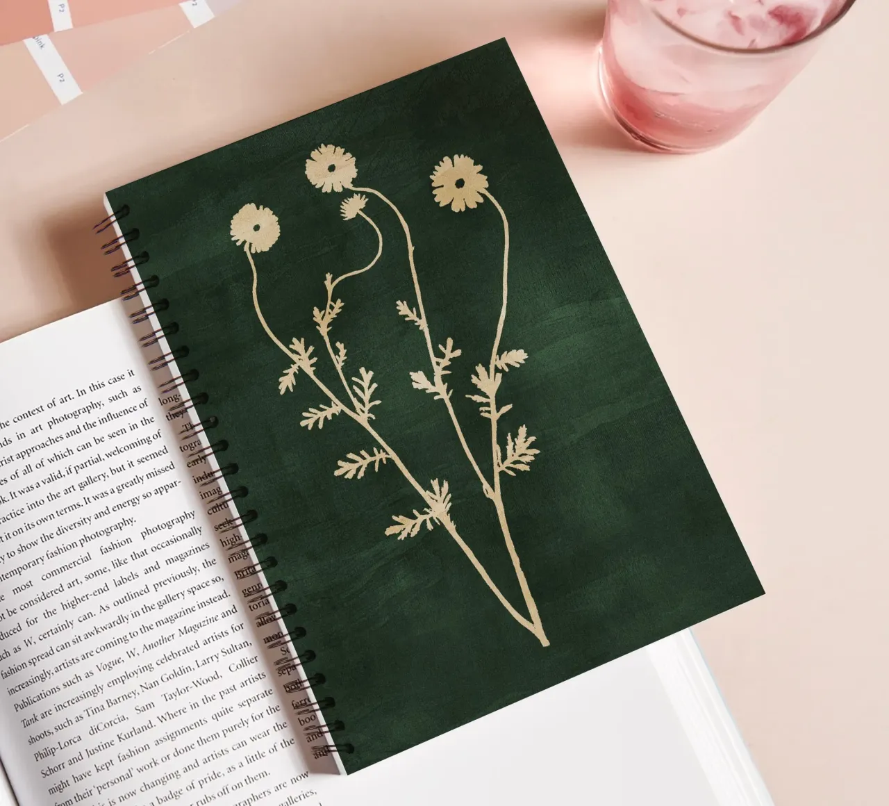 Abstract Botanical no. 10 diario ad anelli da adrianooliveira
