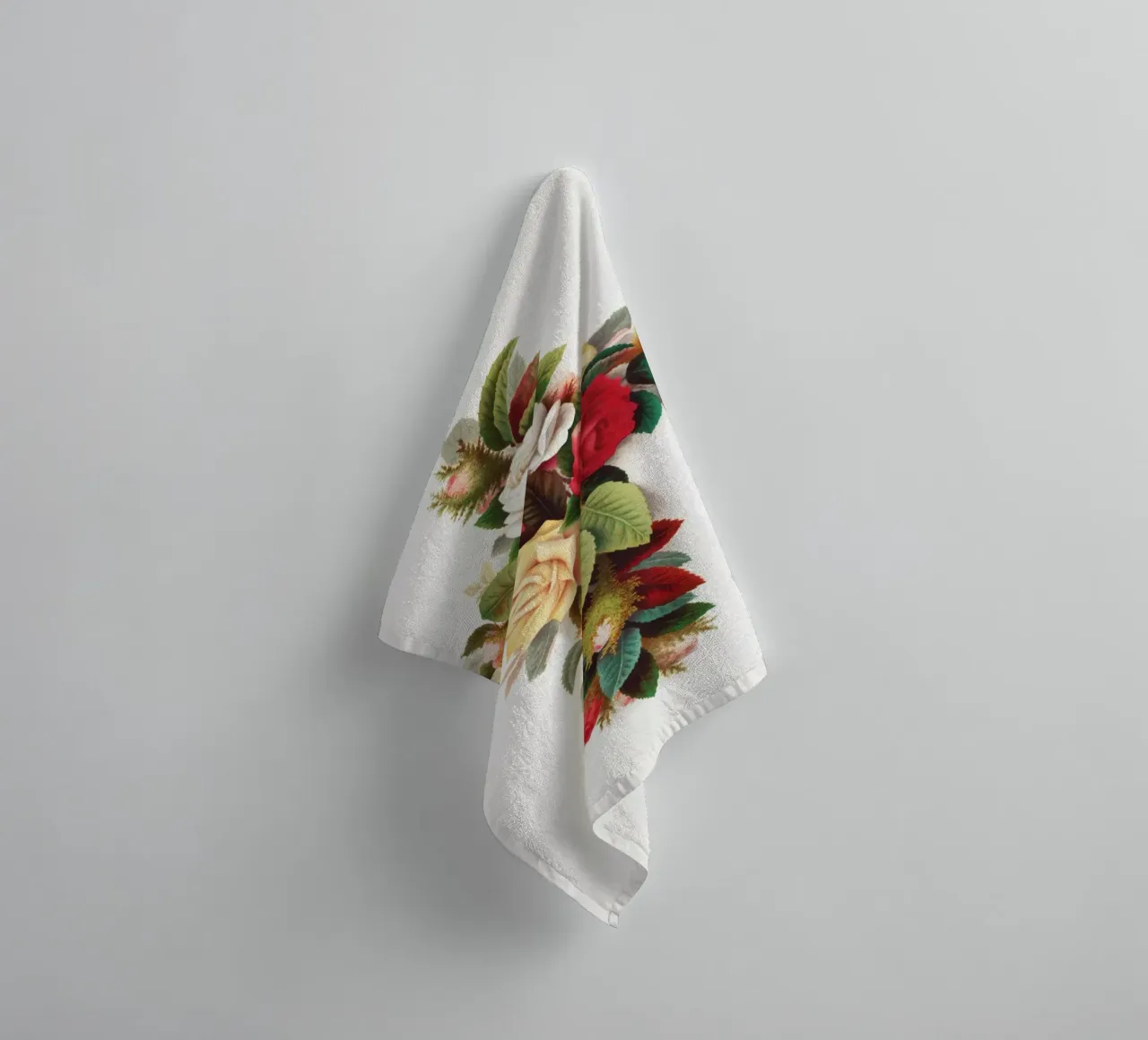 Cross of roses asciugamano da bagno da vintageshop