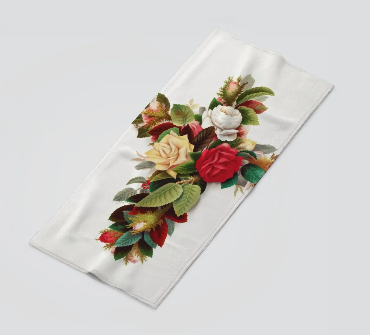 Cross of roses telo mare da vintageshop
