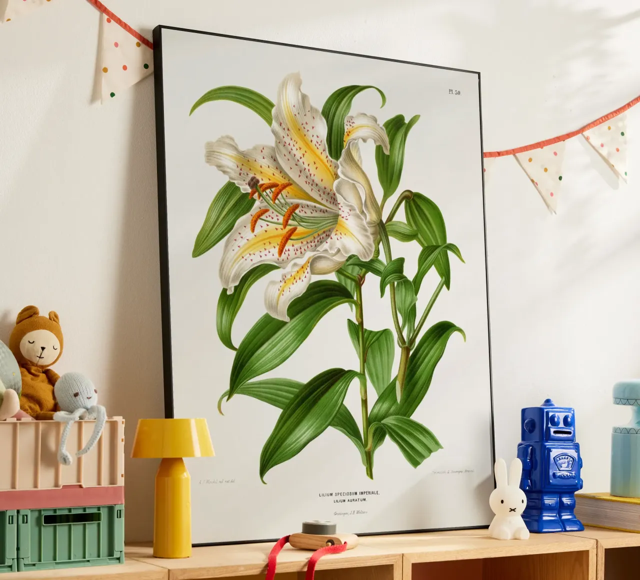 Lilium Speciosum Imperiale alluminio dibond da vintageshop
