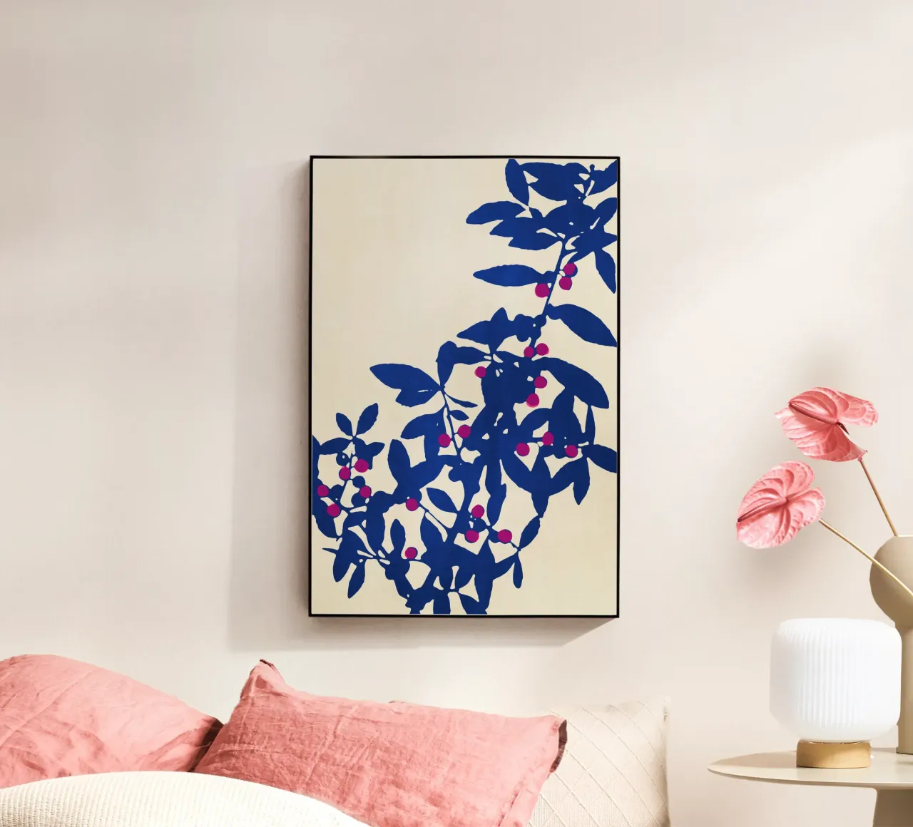 Abstract Botanical no. 1 Blue plexiglass da adrianooliveira