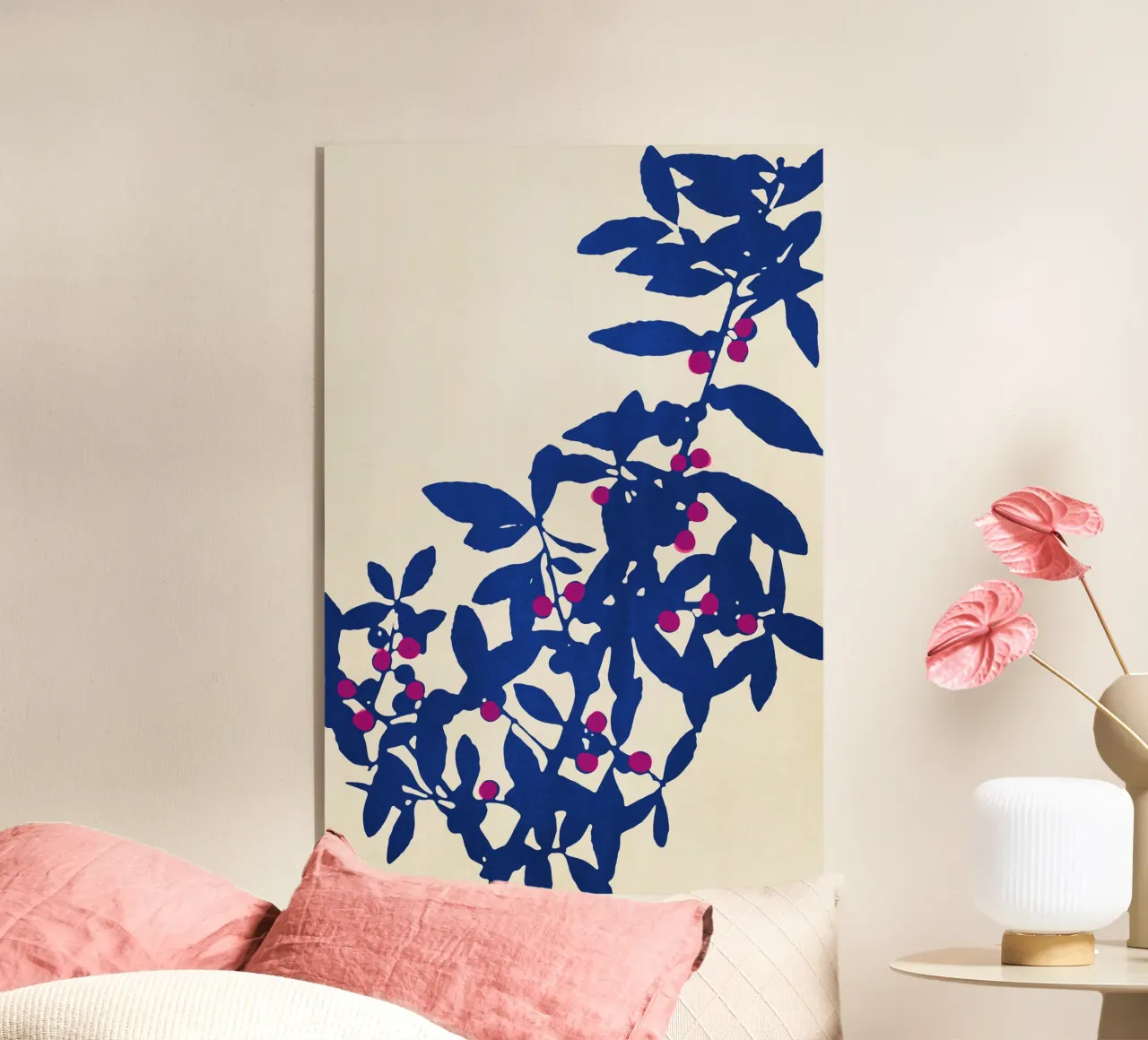 Abstract Botanical no. 1 Blue plexiglass da adrianooliveira