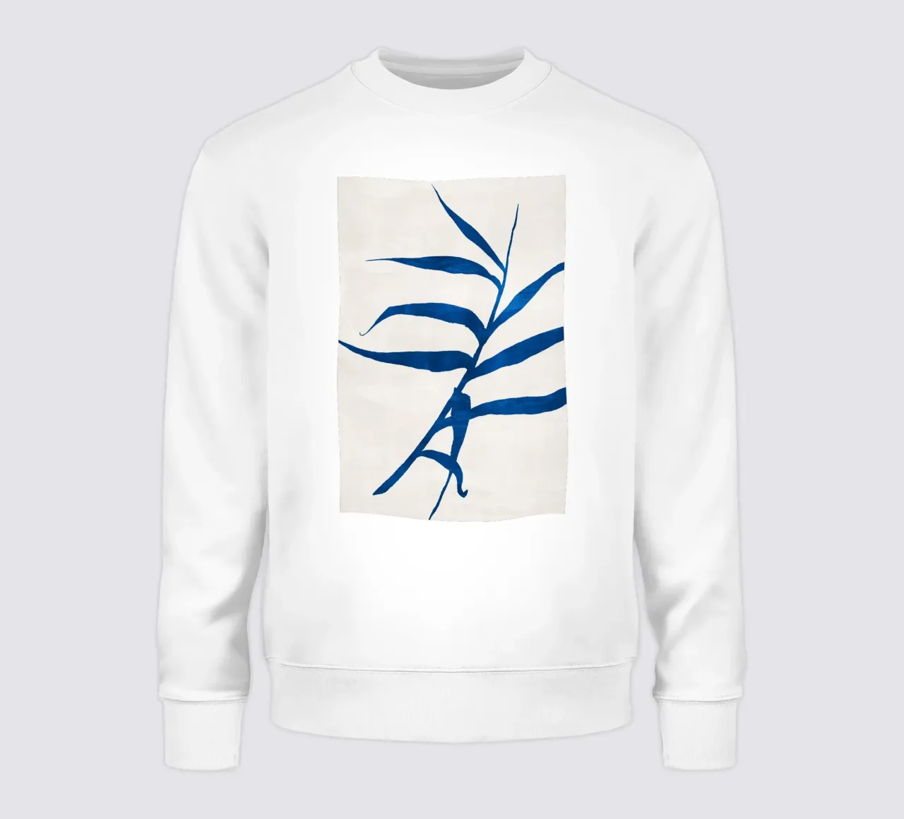 Abstract Botanical no. 2 Blue felpa da adrianooliveira