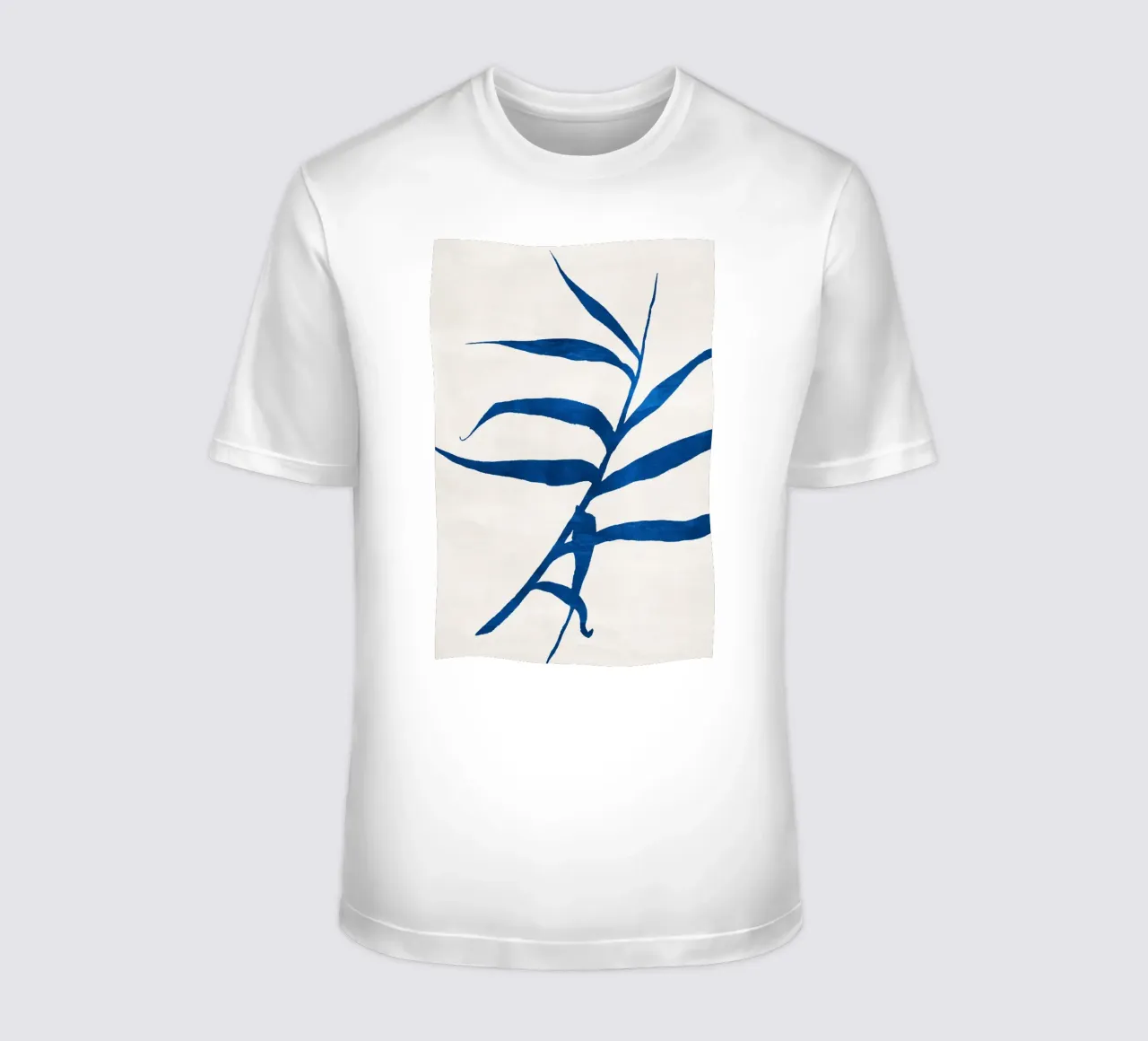 Abstract Botanical no. 2 Blue t-shirt da adrianooliveira