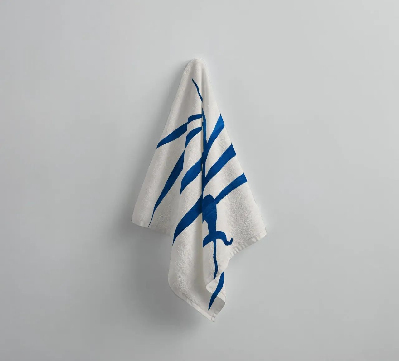 Abstract Botanical no. 2 Blue asciugamano da bagno da adrianooliveira