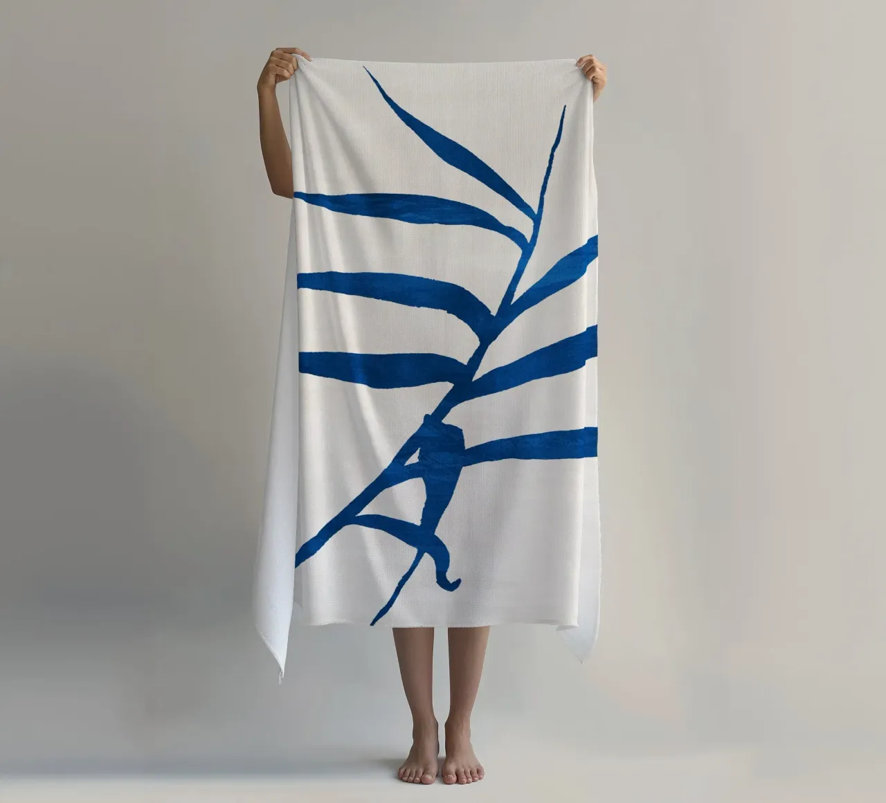 Abstract Botanical no. 2 Blue telo mare da adrianooliveira