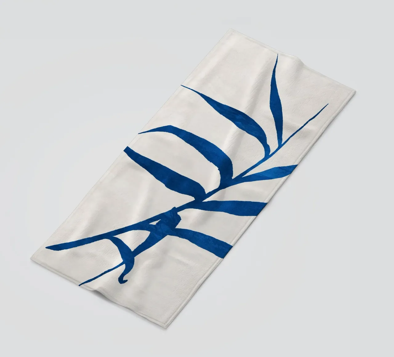 Abstract Botanical no. 2 Blue telo mare da adrianooliveira