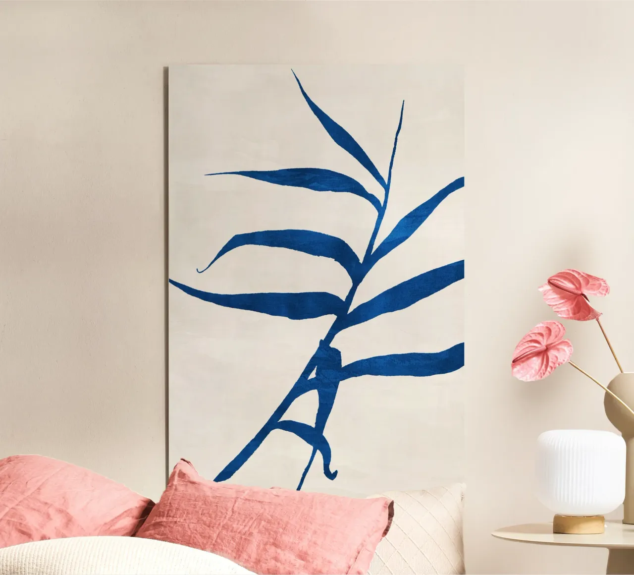 Abstract Botanical no. 2 Blue alluminio dibond da adrianooliveira