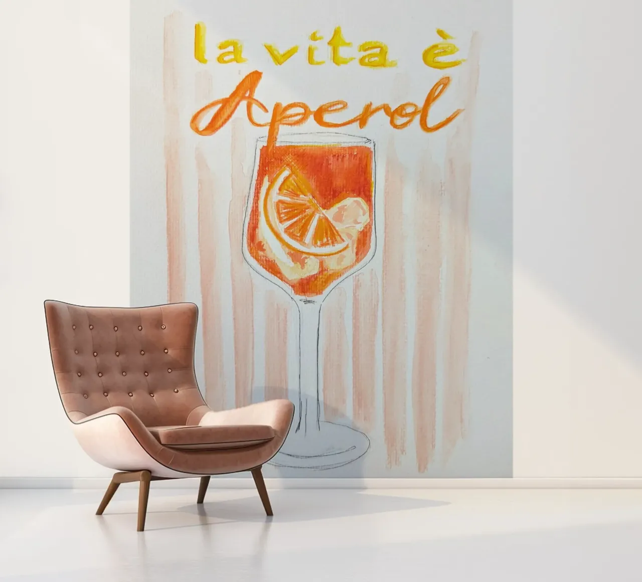 La vita è Aperol papel para pared de sum2proveDesign