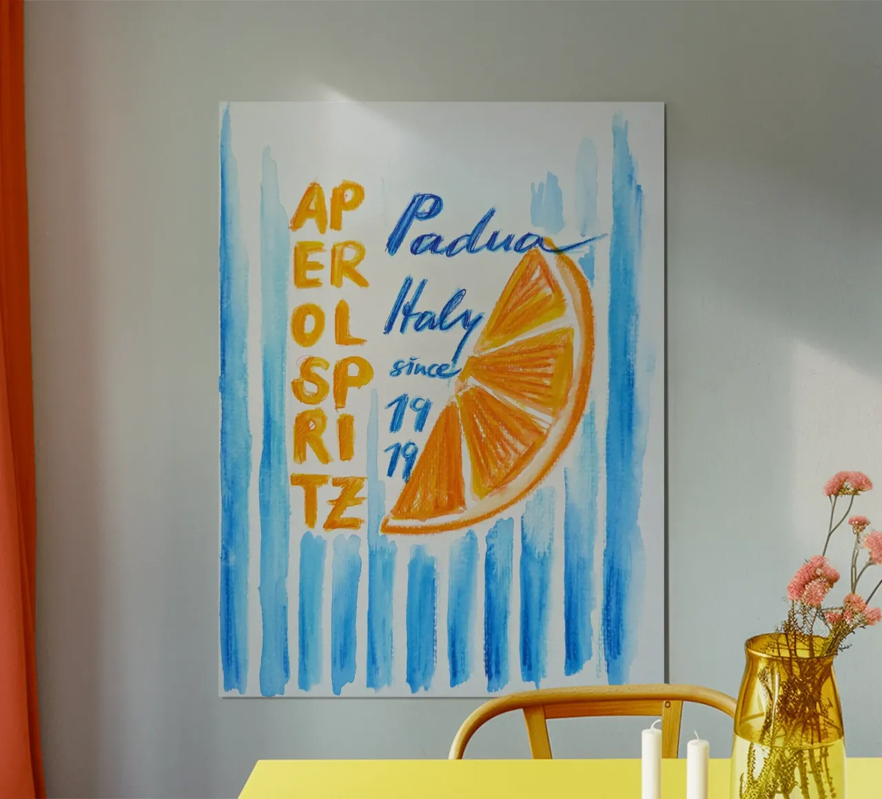 Aperol Spritz 1919 poster con telaio in plastica da sum2proveDesign