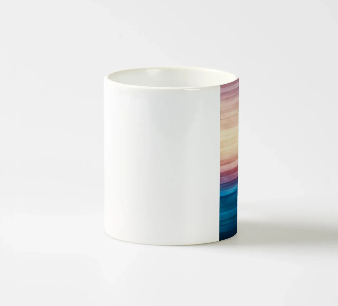 Color Stripes no. 4 tazza in ceramica da adrianooliveira