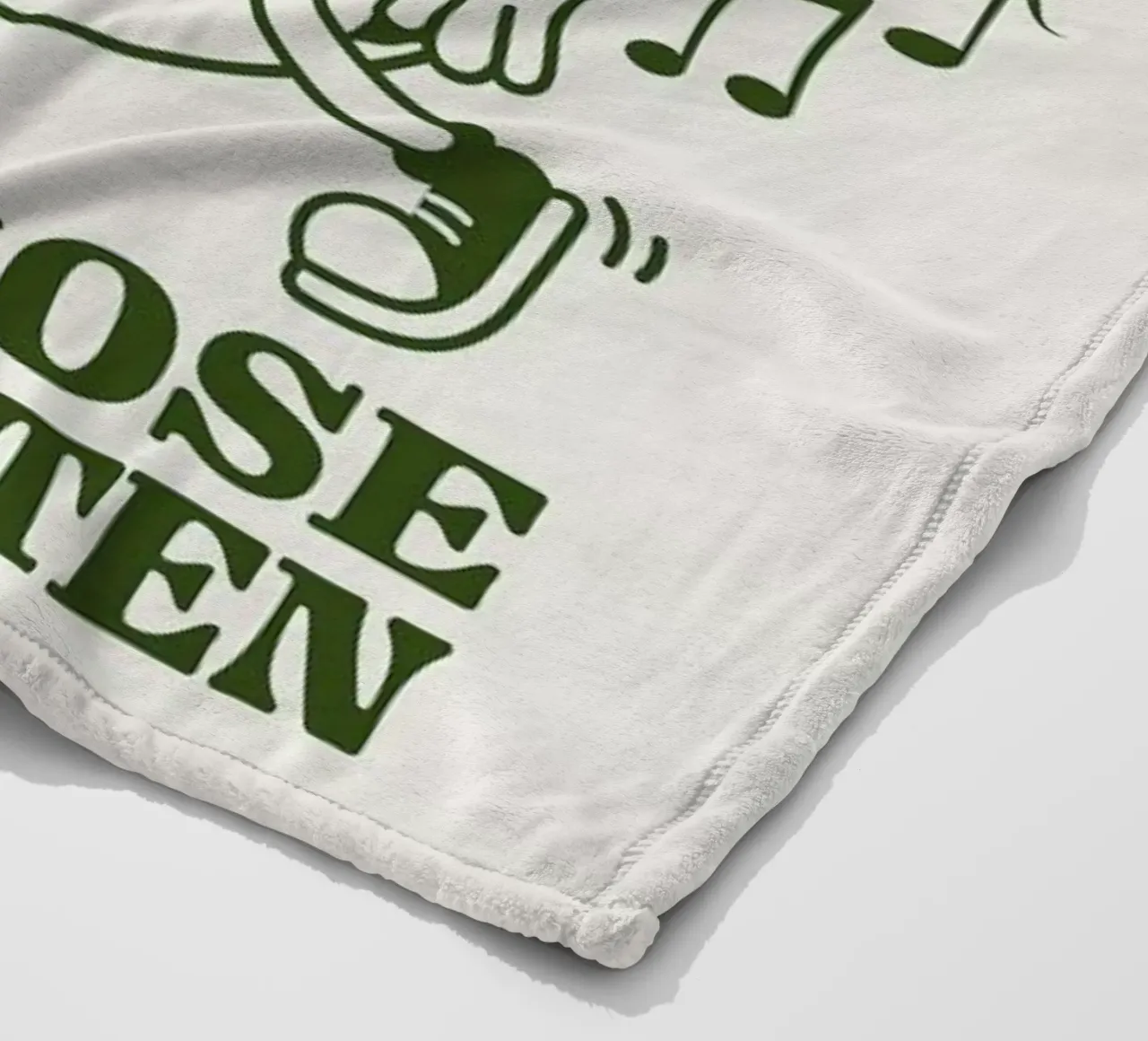 Earth Has Music For Those Who Listen coperta in pile da cafelab