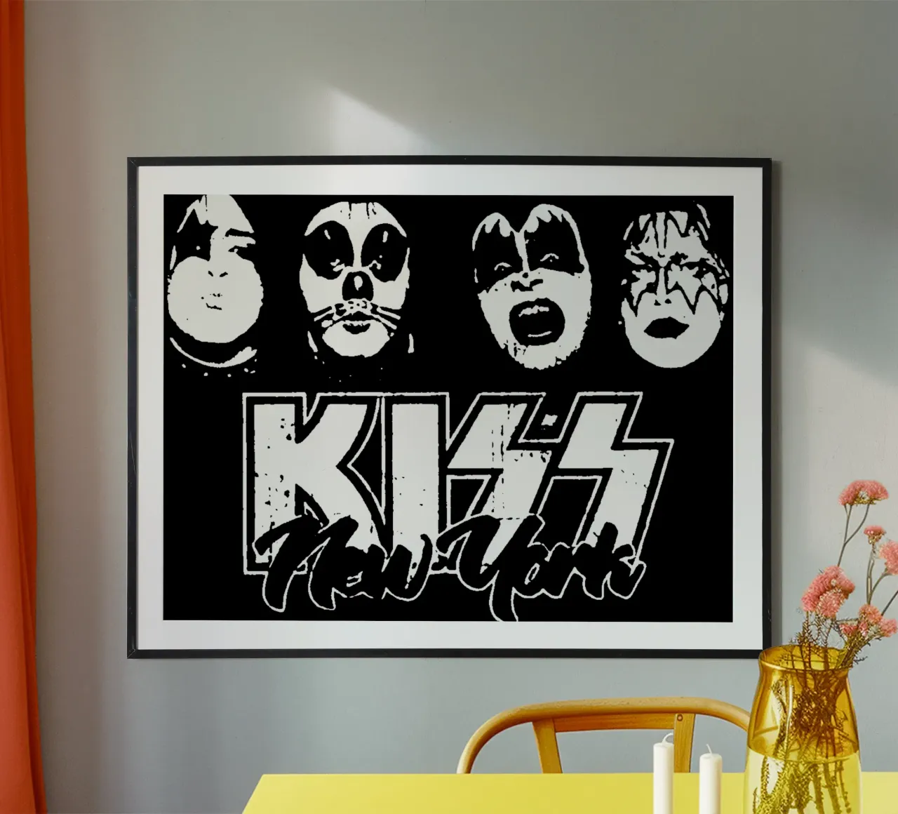 Kiss - Face Silhouette hahnemühle de Deepness