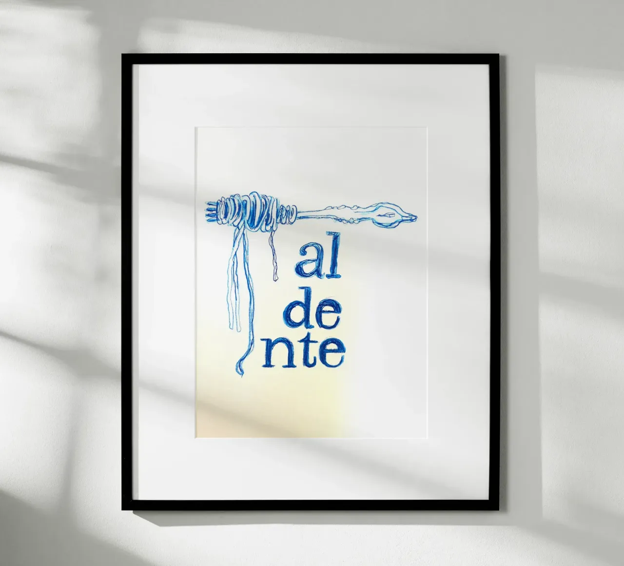 al dente poster con telaio in plastica da sum2proveDesign