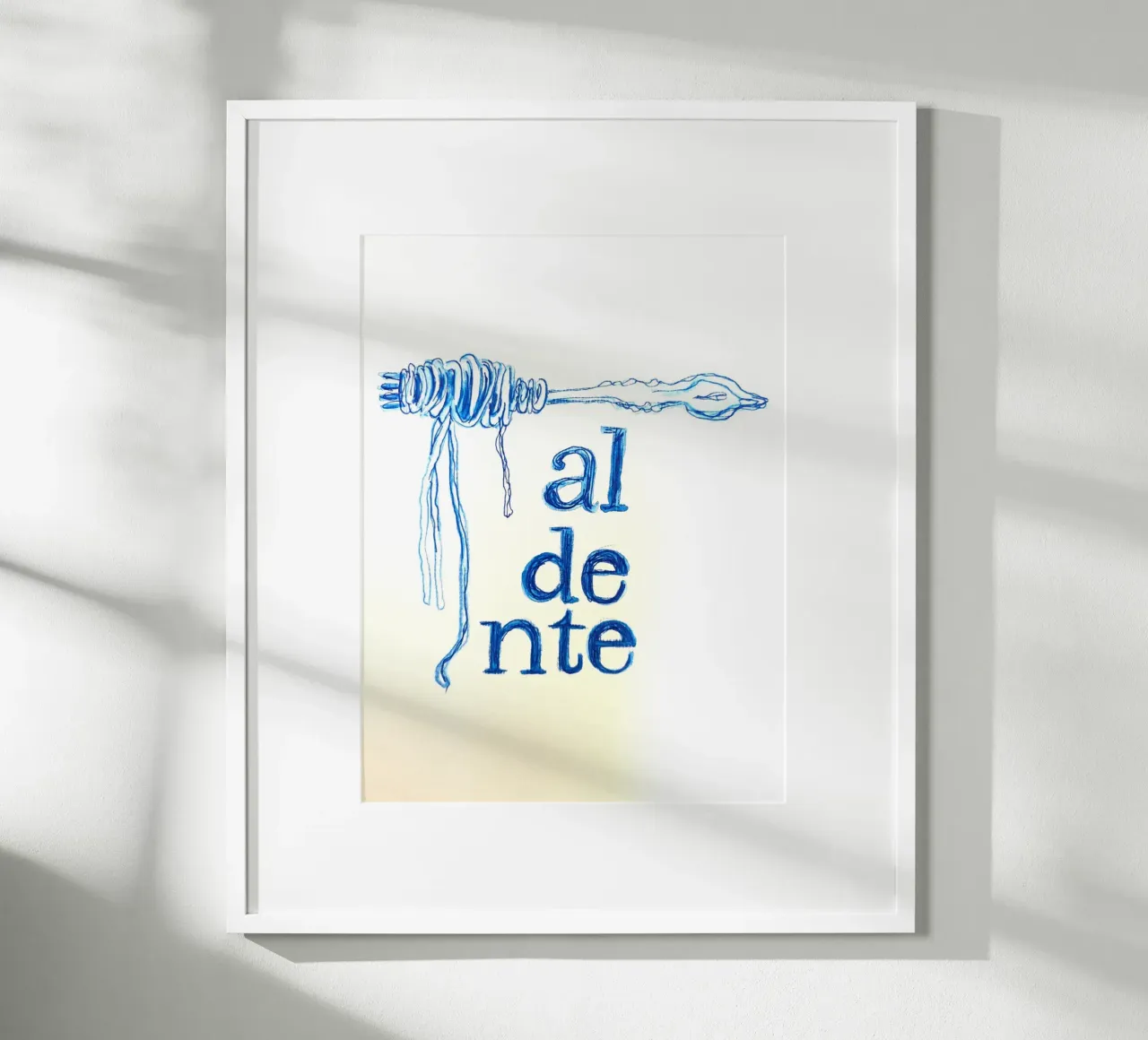 al dente poster con telaio in plastica da sum2proveDesign