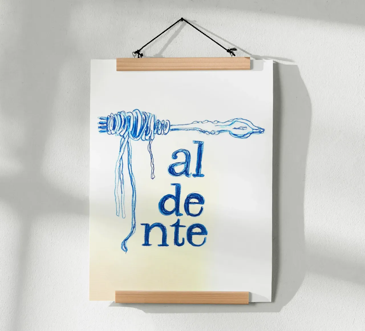 al dente poster con telaio in plastica da sum2proveDesign