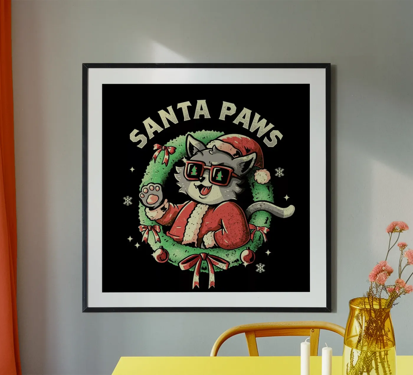 Santa Paws poster da Tobe Fonseca