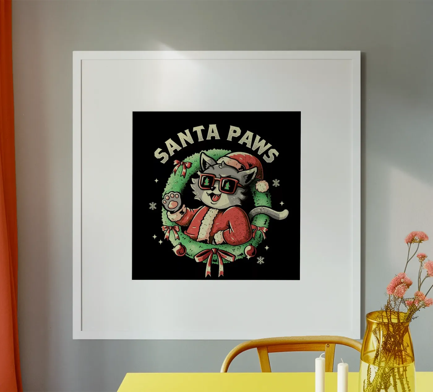 Santa Paws poster da Tobe Fonseca