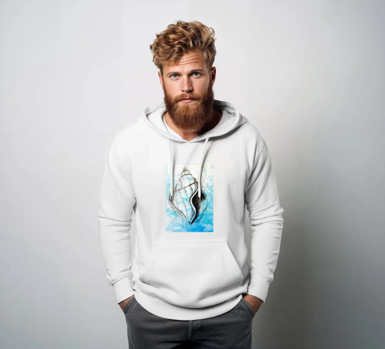 Seashell felpa con cappuccio da sum2proveDesign