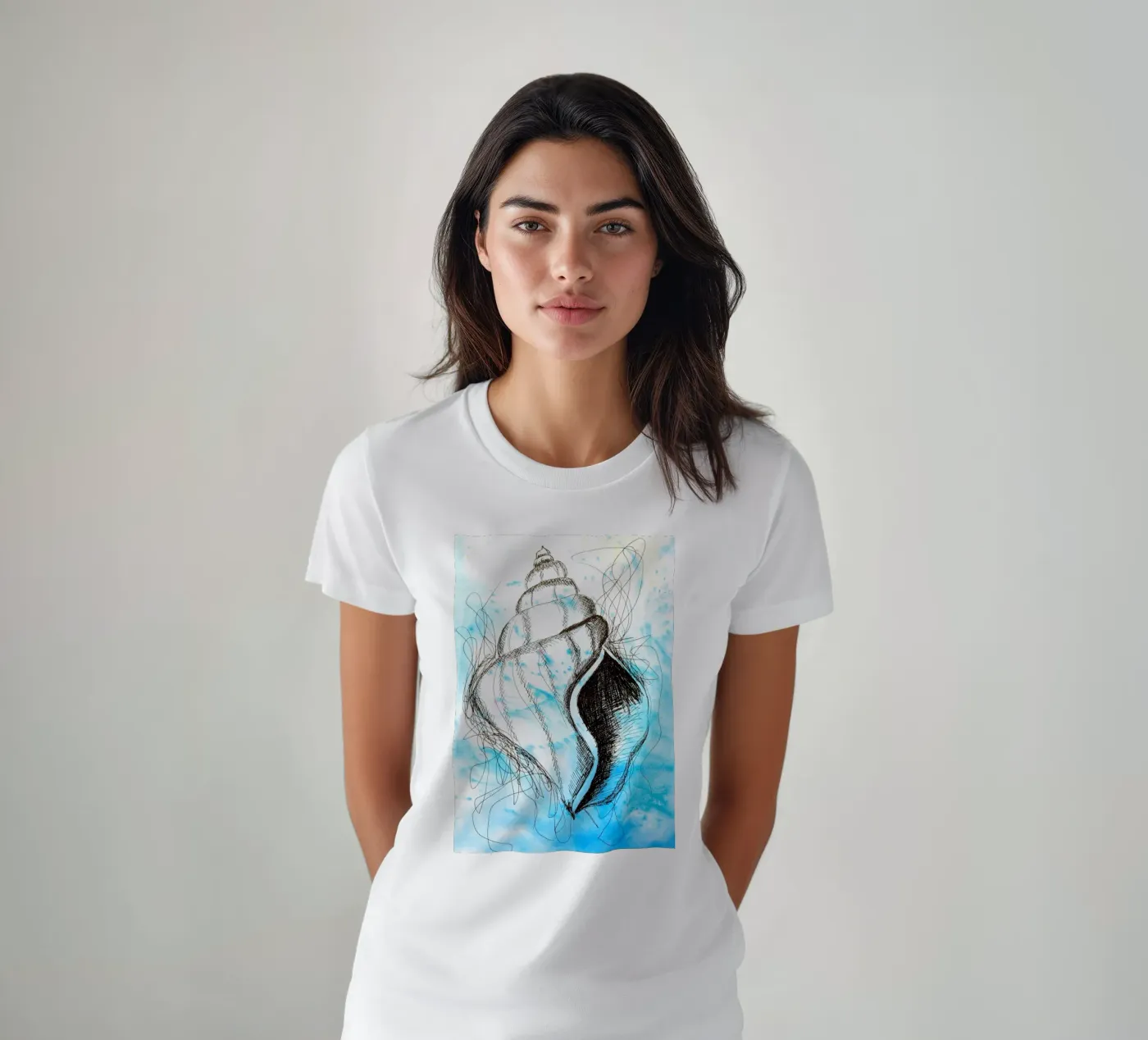 Seashell t-shirt da sum2proveDesign