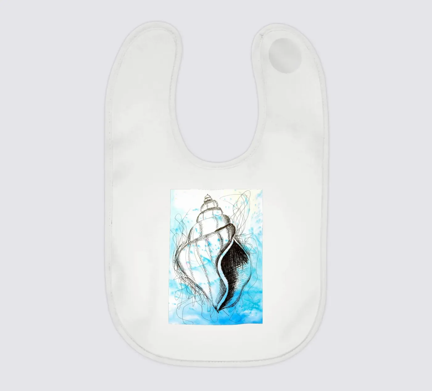 Seashell Babylätzchen von sum2proveDesign