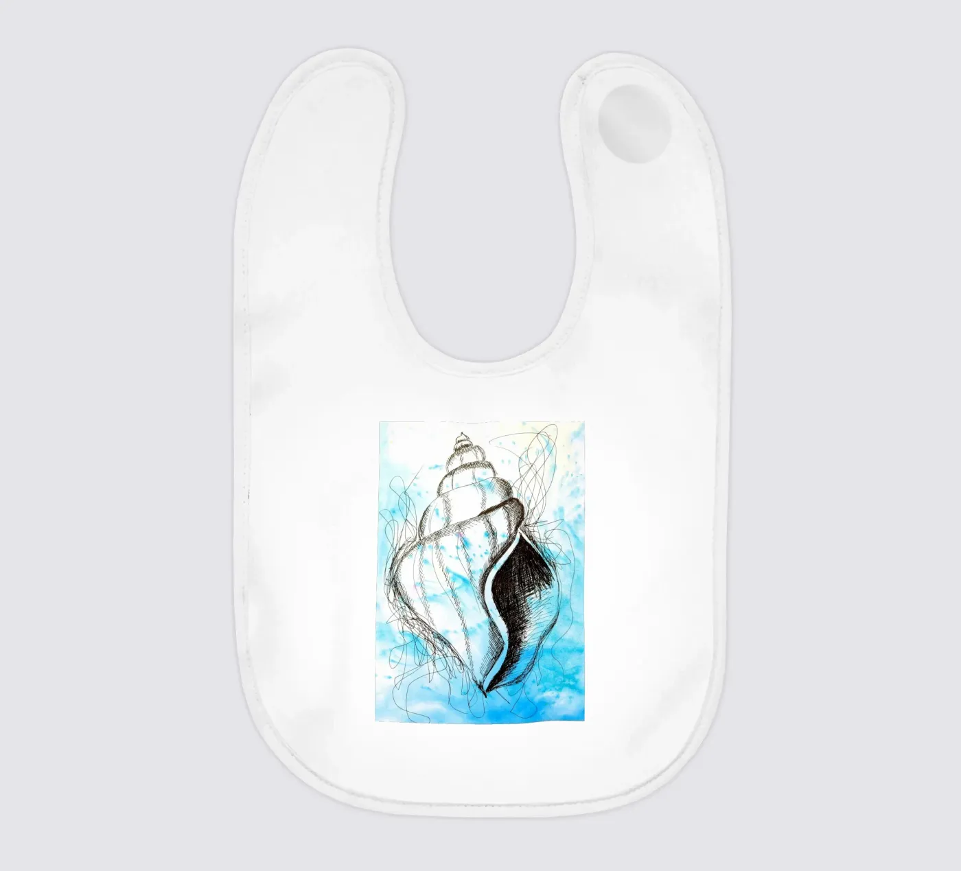 Seashell Babylätzchen von sum2proveDesign