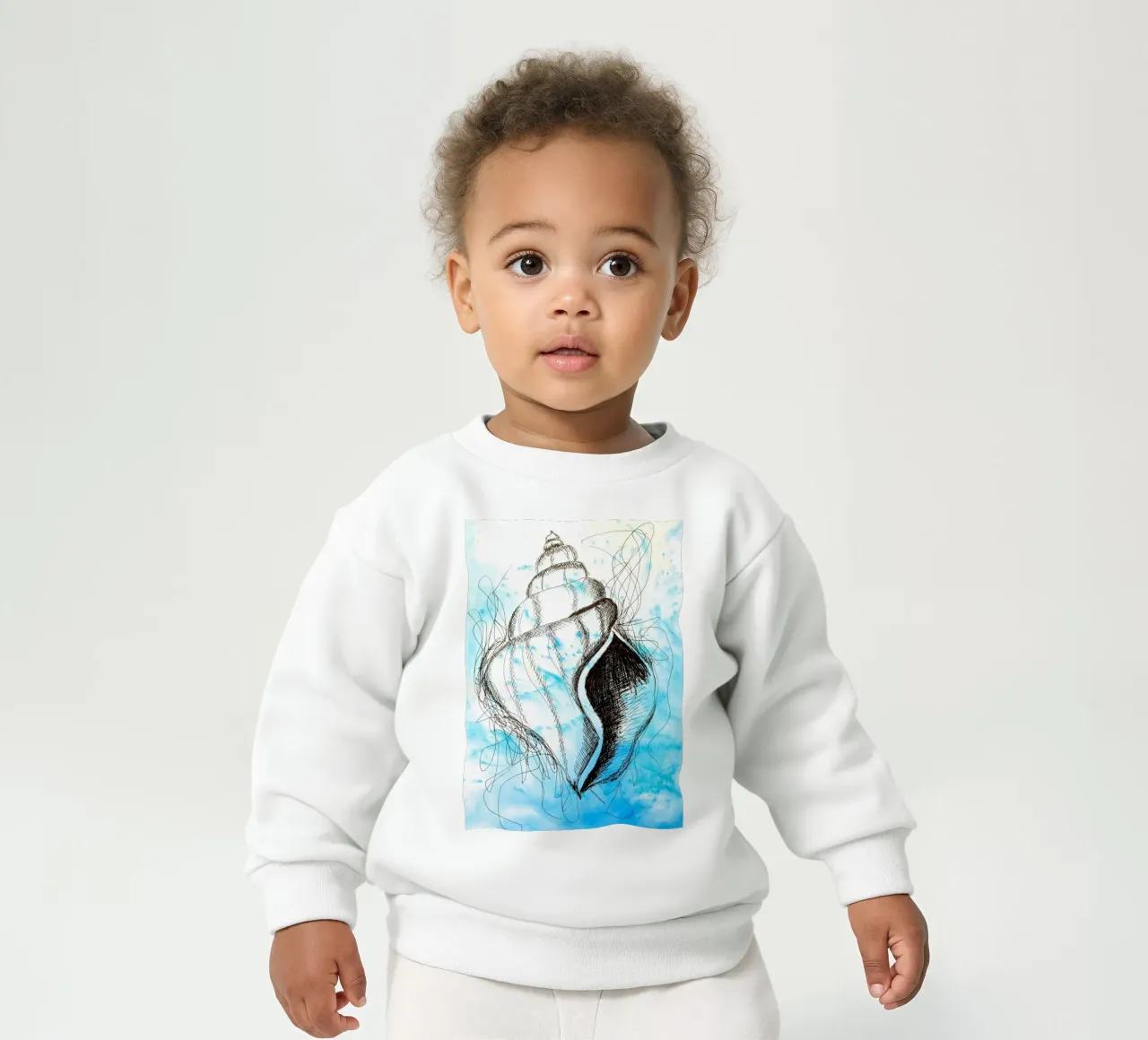 Seashell felpa neonato da sum2proveDesign