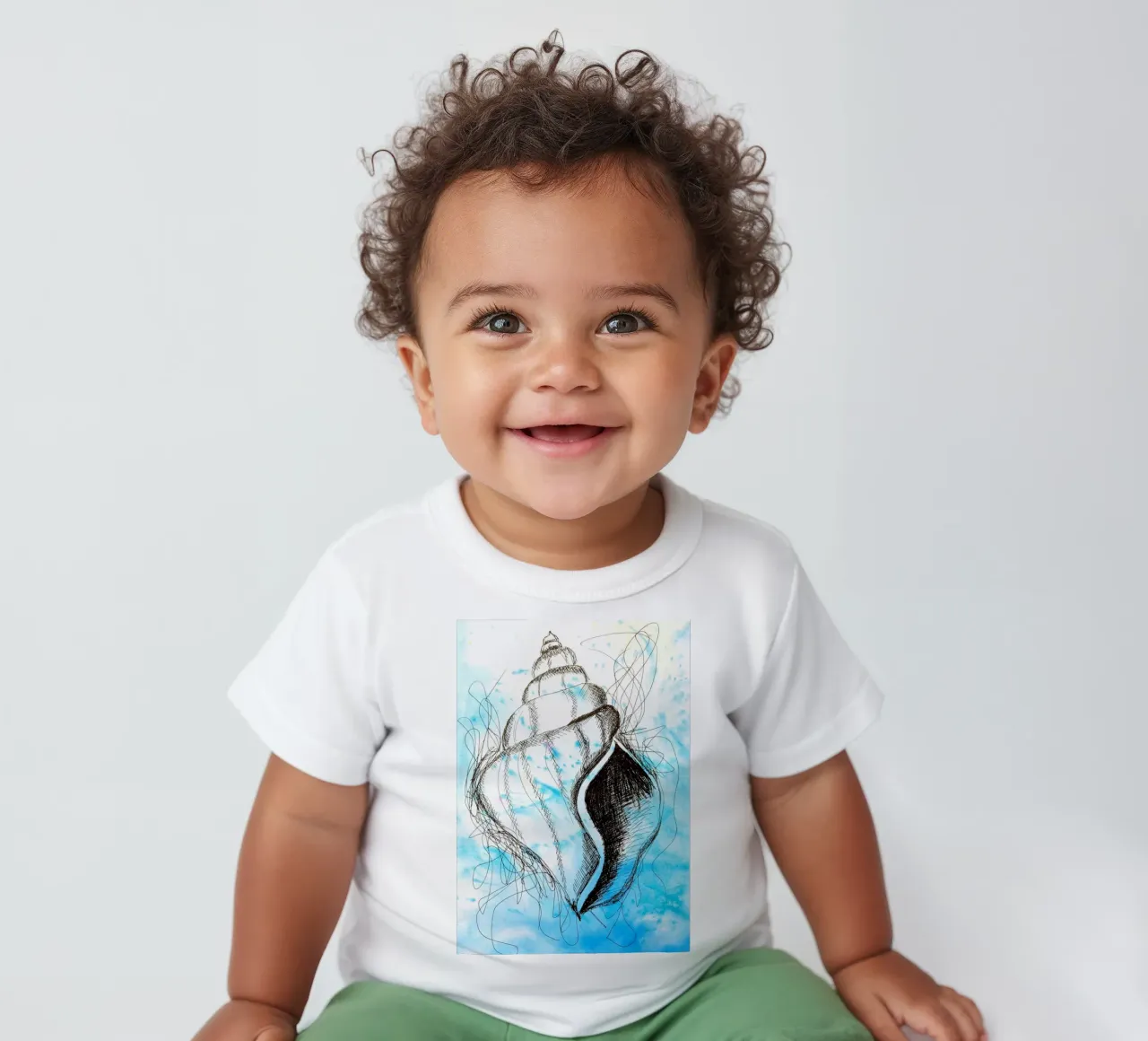 Seashell maglietta neonato da sum2proveDesign