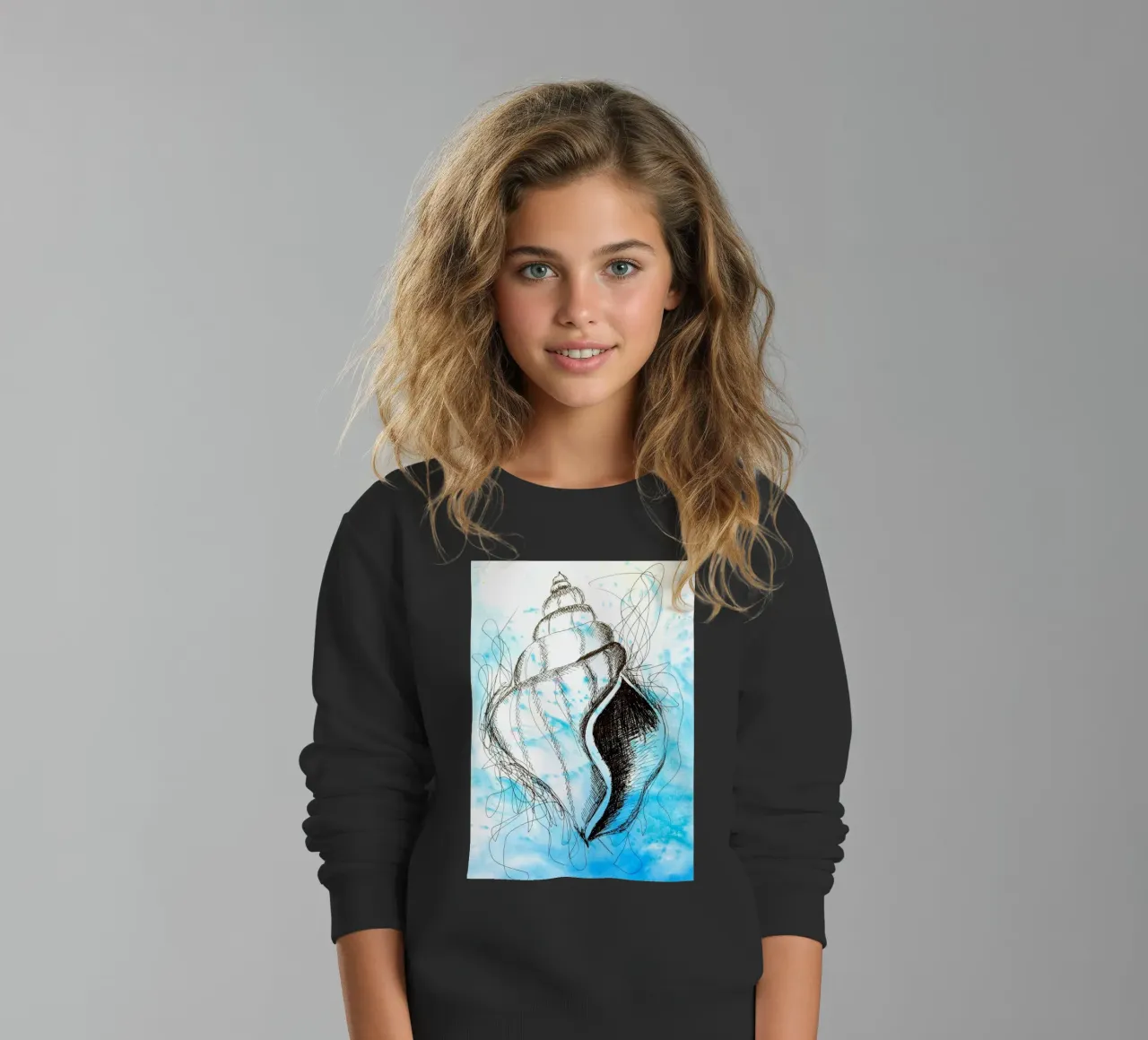 Seashell felpa bambino da sum2proveDesign