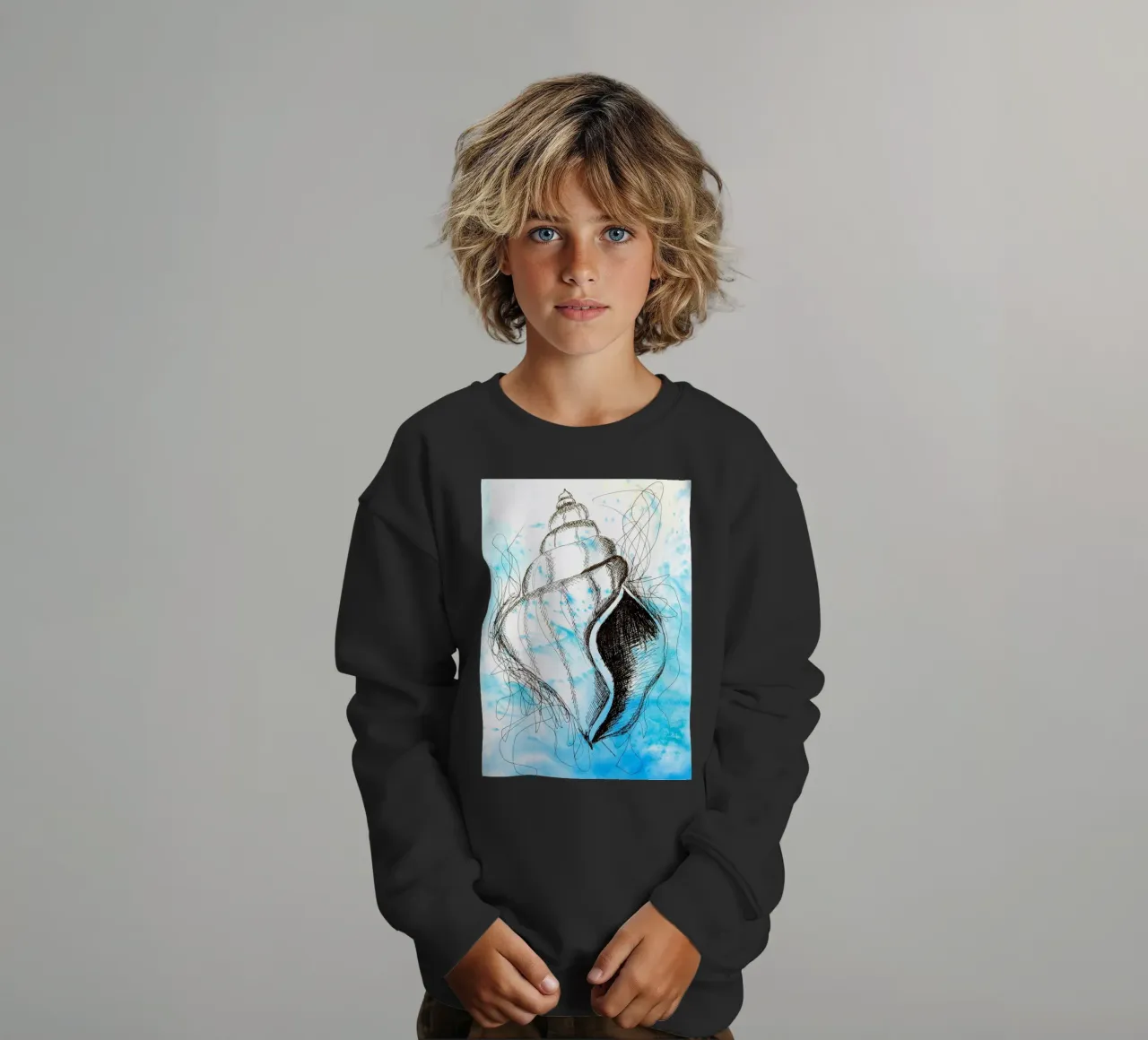 Seashell felpa bambino da sum2proveDesign