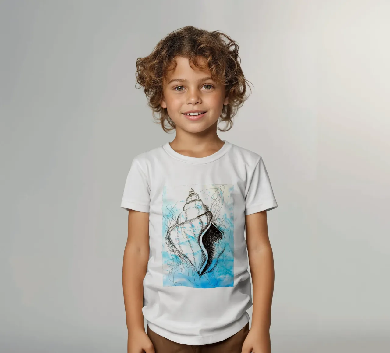 Seashell t-shirt bambini da sum2proveDesign