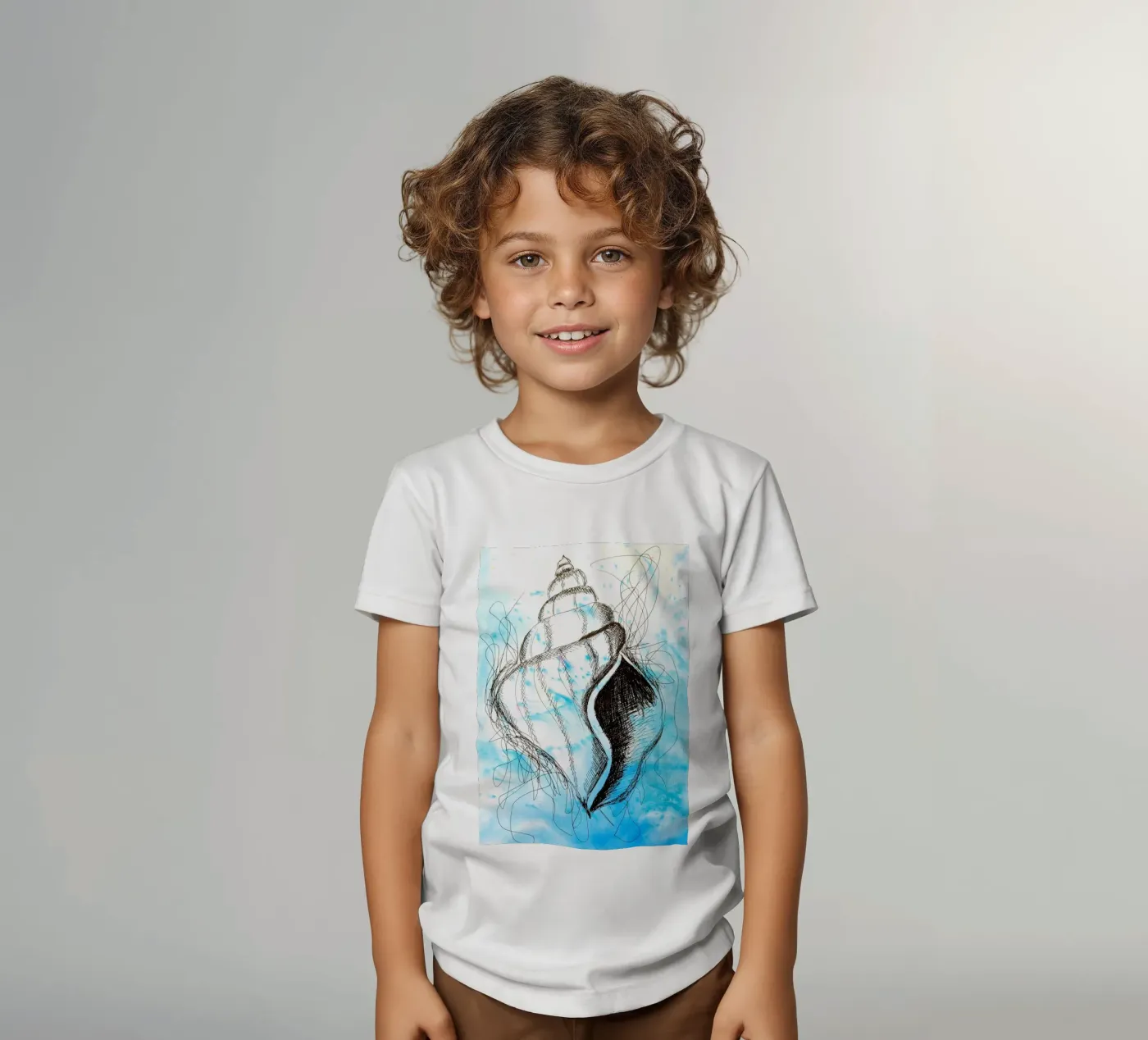 Seashell t-shirt bambini da sum2proveDesign