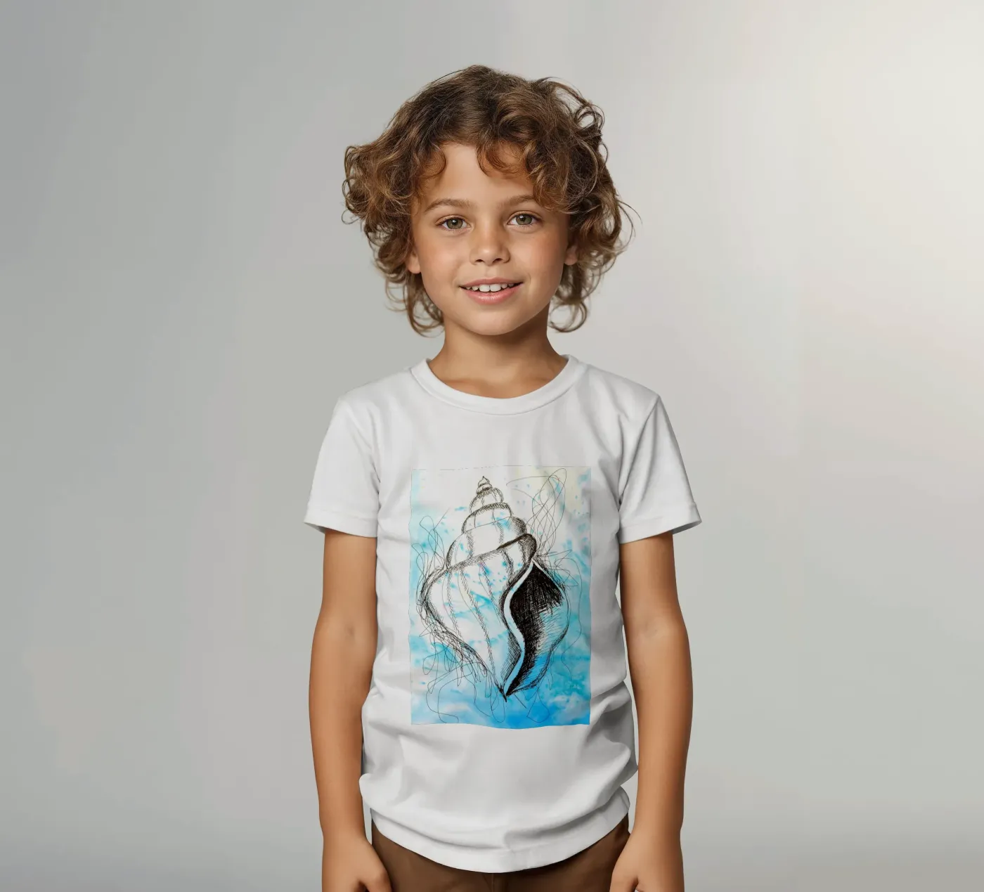 Seashell t-shirt bambini da sum2proveDesign