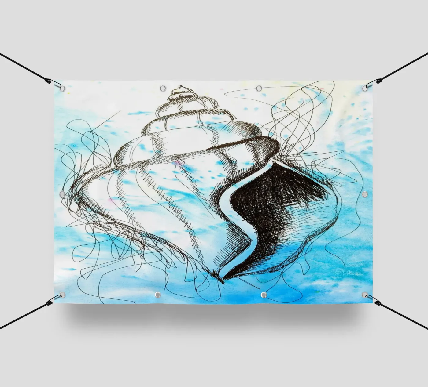 Seashell telo in pvc da sum2proveDesign