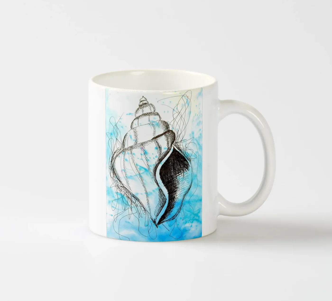 Seashell tazza in ceramica da sum2proveDesign