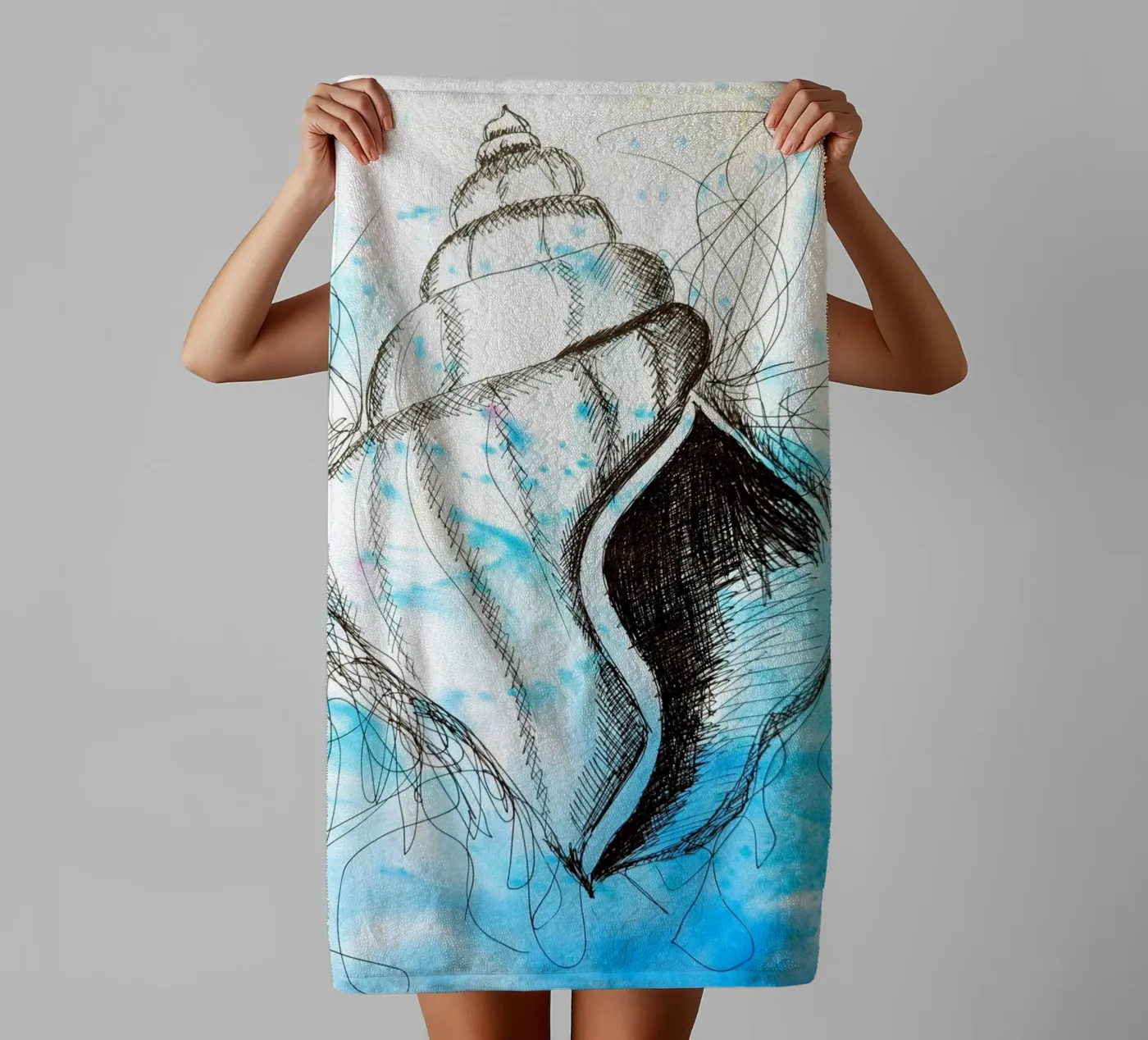 Seashell badhanddoek van sum2proveDesign