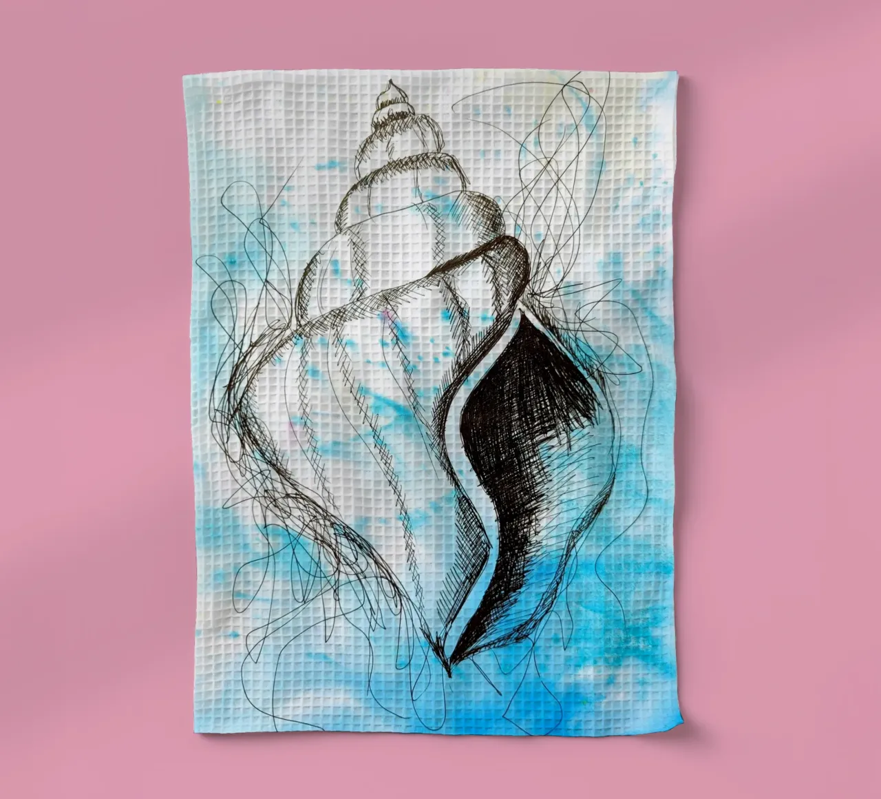 Seashell canovaccio da cucina da sum2proveDesign