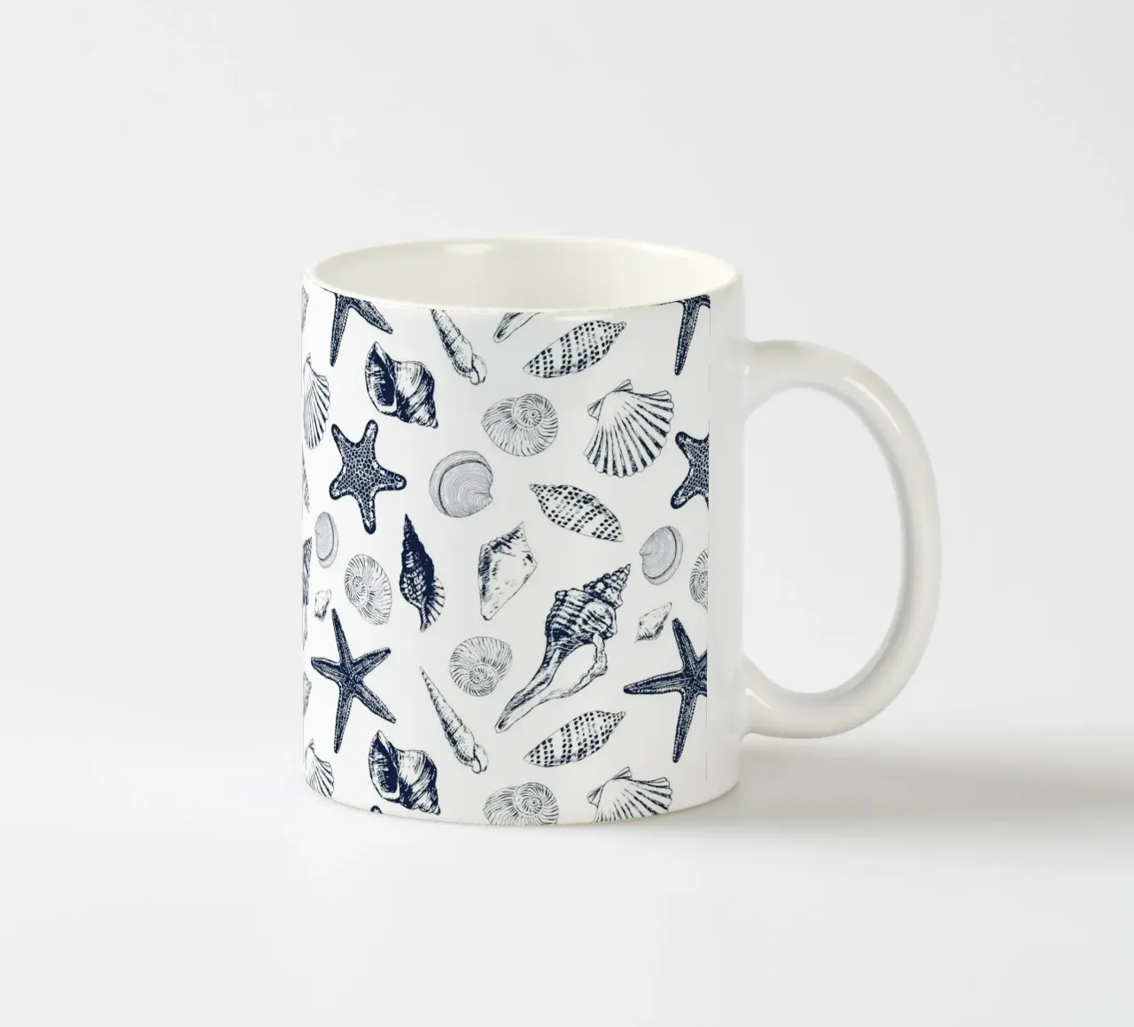Conchiglie in marina tazza in ceramica da Painted Nature