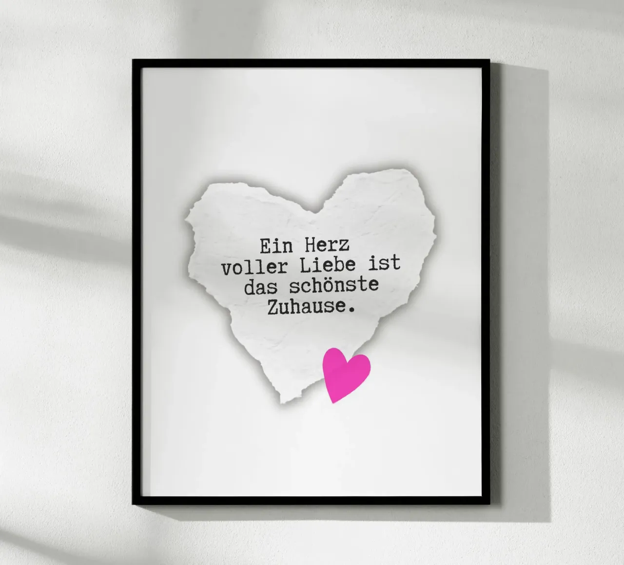 Herz. Liebe. Zuhause. carta hahnemühle da DigiWunderwerk