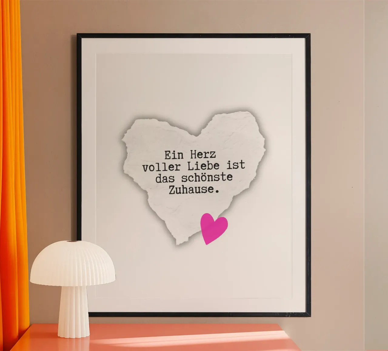 Herz. Liebe. Zuhause. carta hahnemühle da DigiWunderwerk