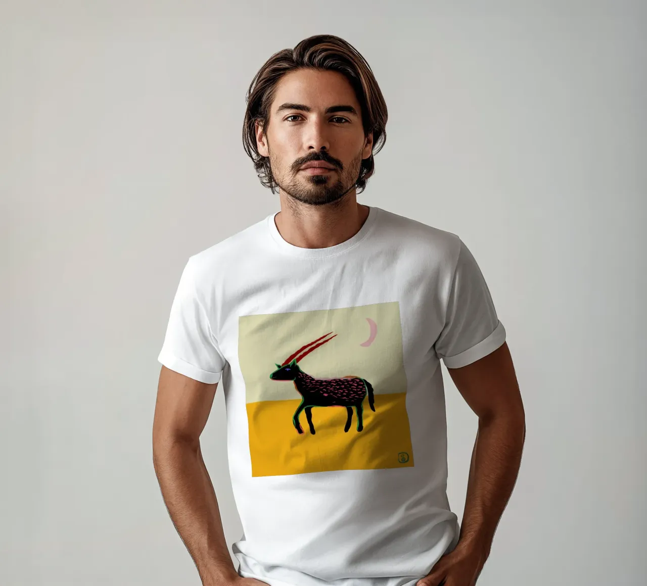 Capricorn t-shirt da Sandra Poliakov