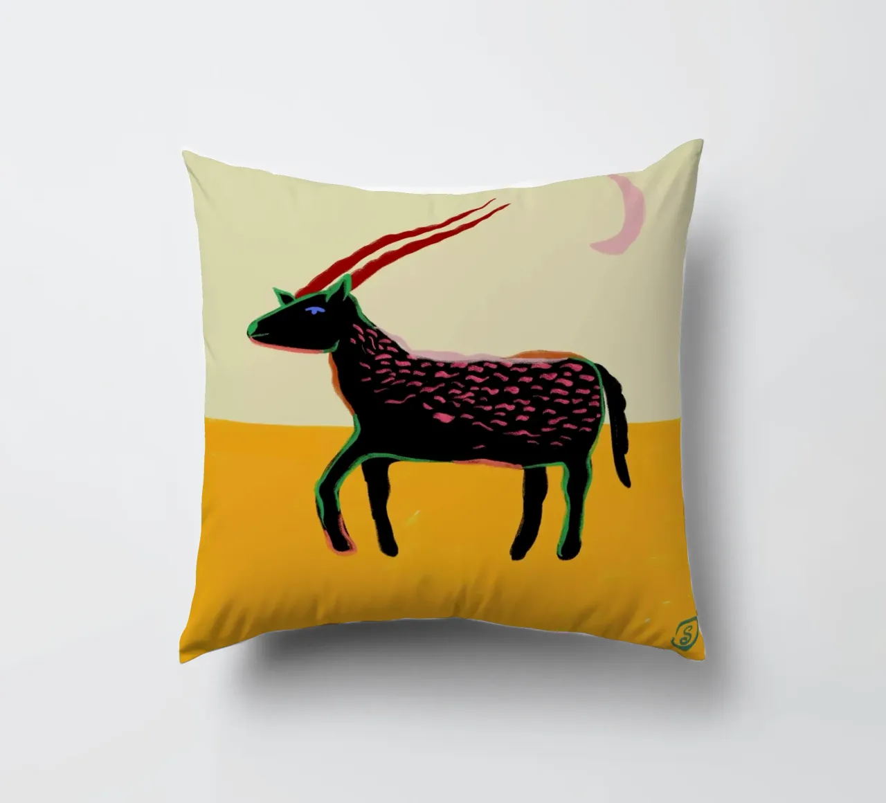Capricorn cuscino da Sandra Poliakov