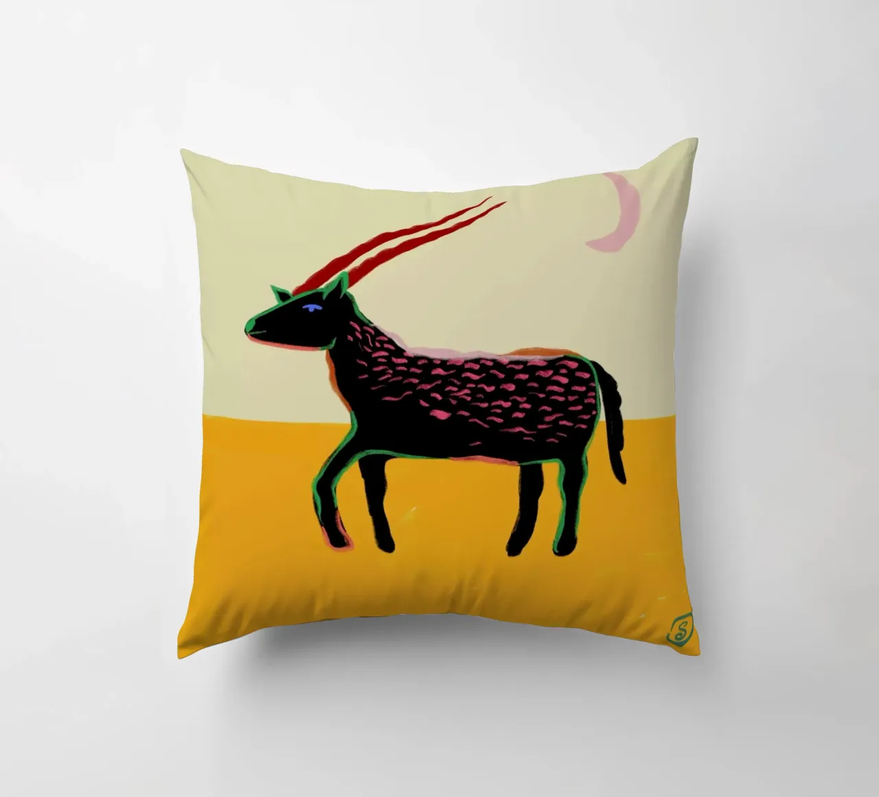 Capricorn cuscino da Sandra Poliakov