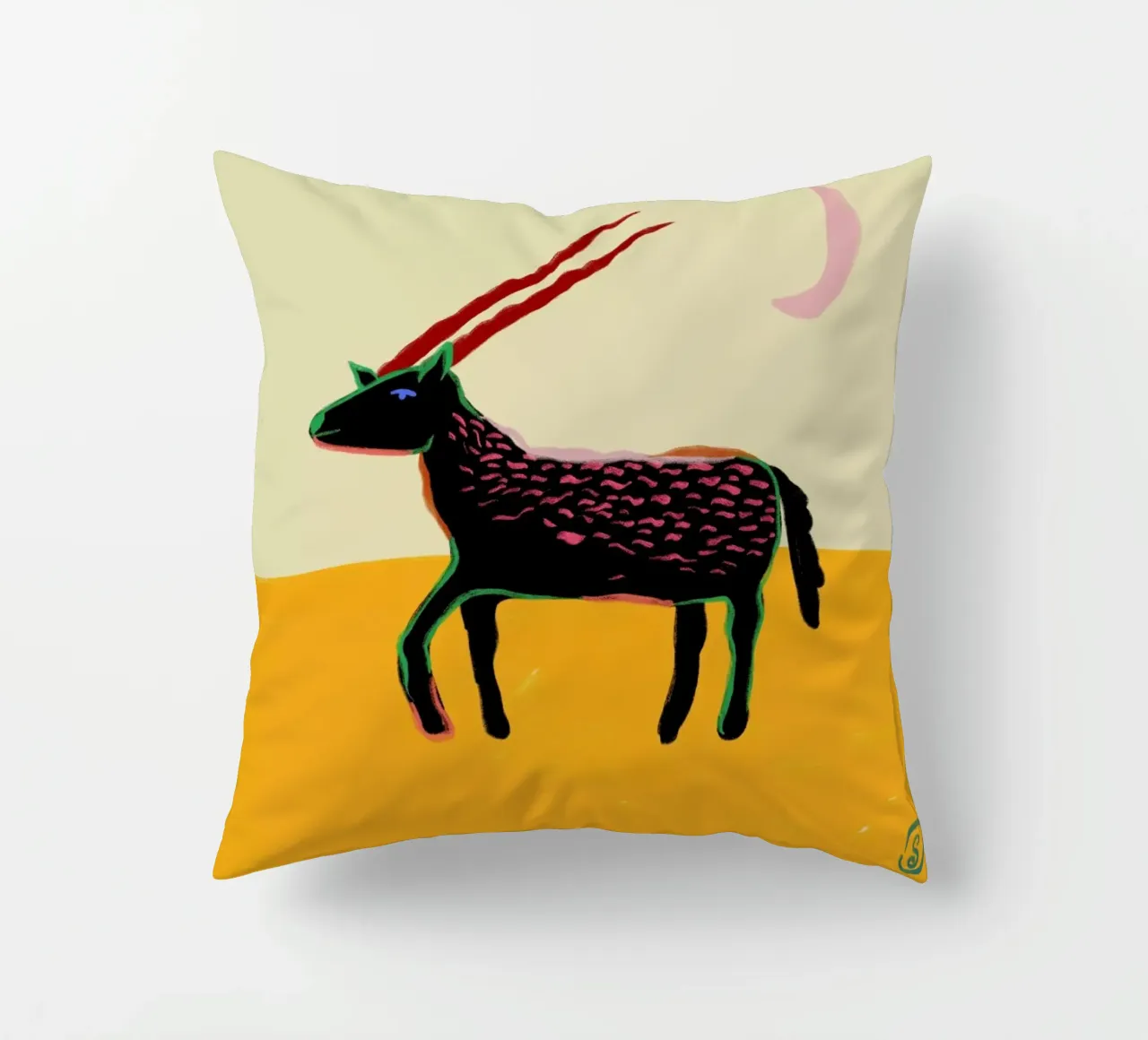Capricorn cuscino da Sandra Poliakov