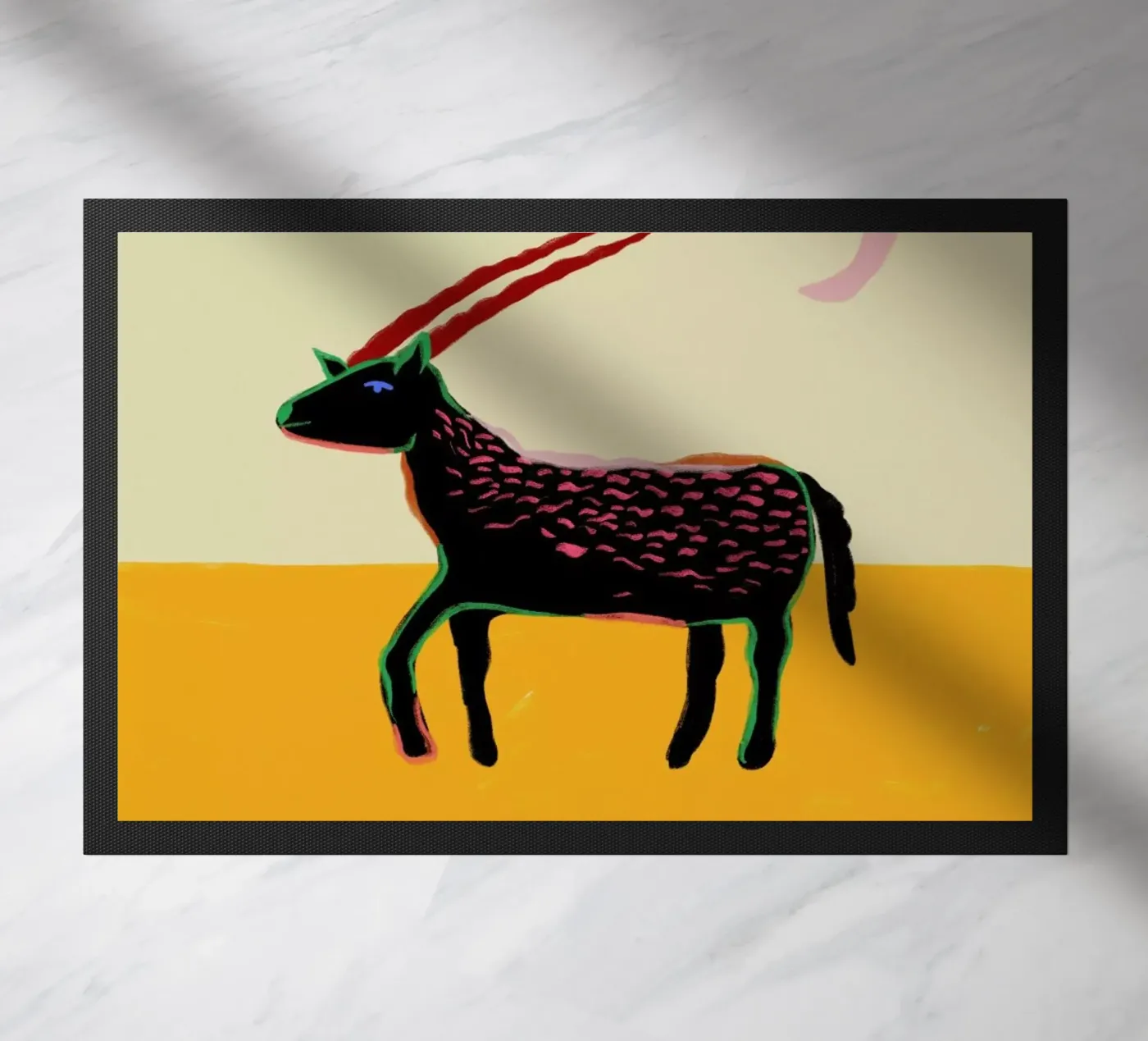 Capricorn doormat by Sandra Poliakov