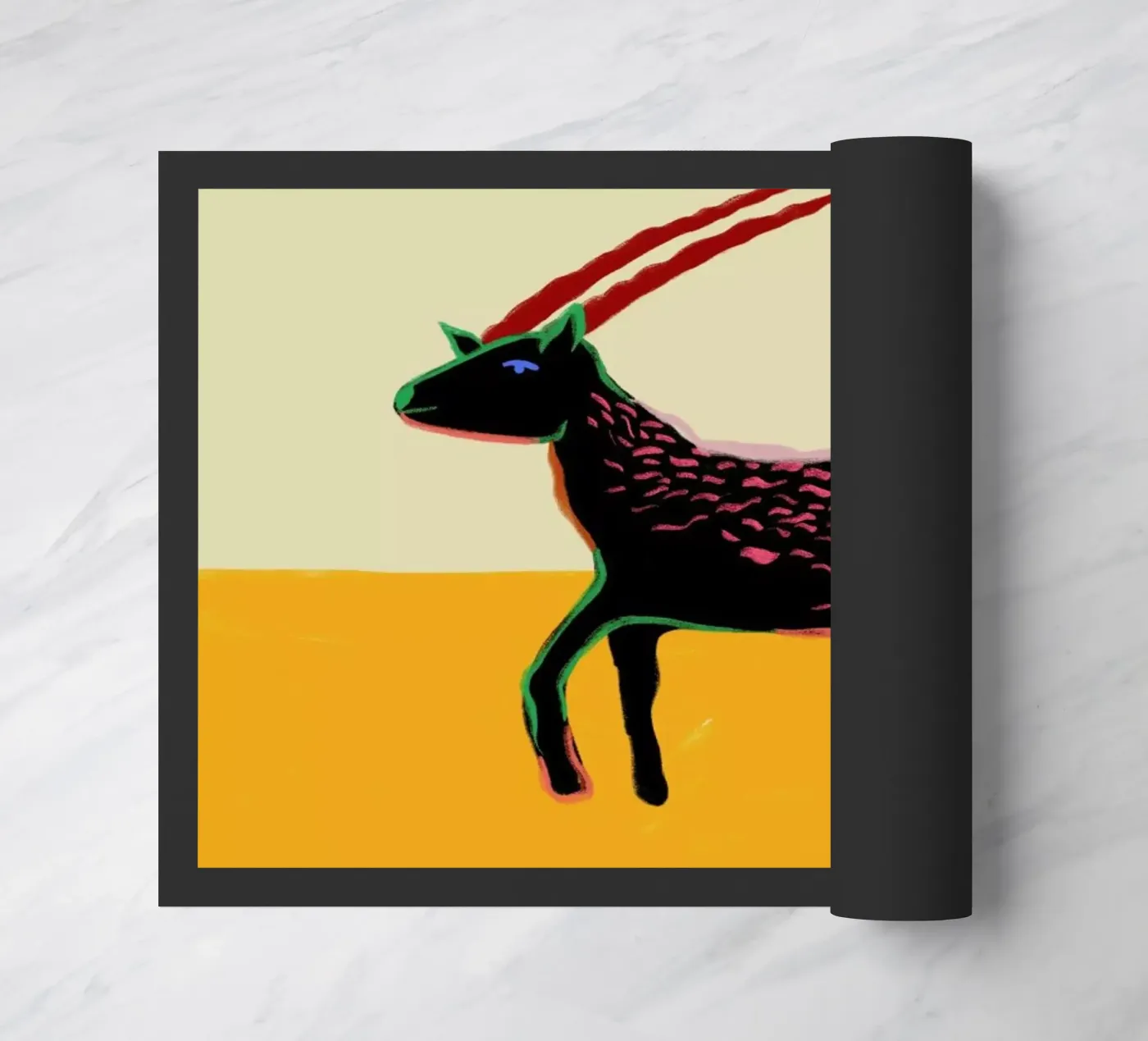 Capricorn doormat by Sandra Poliakov