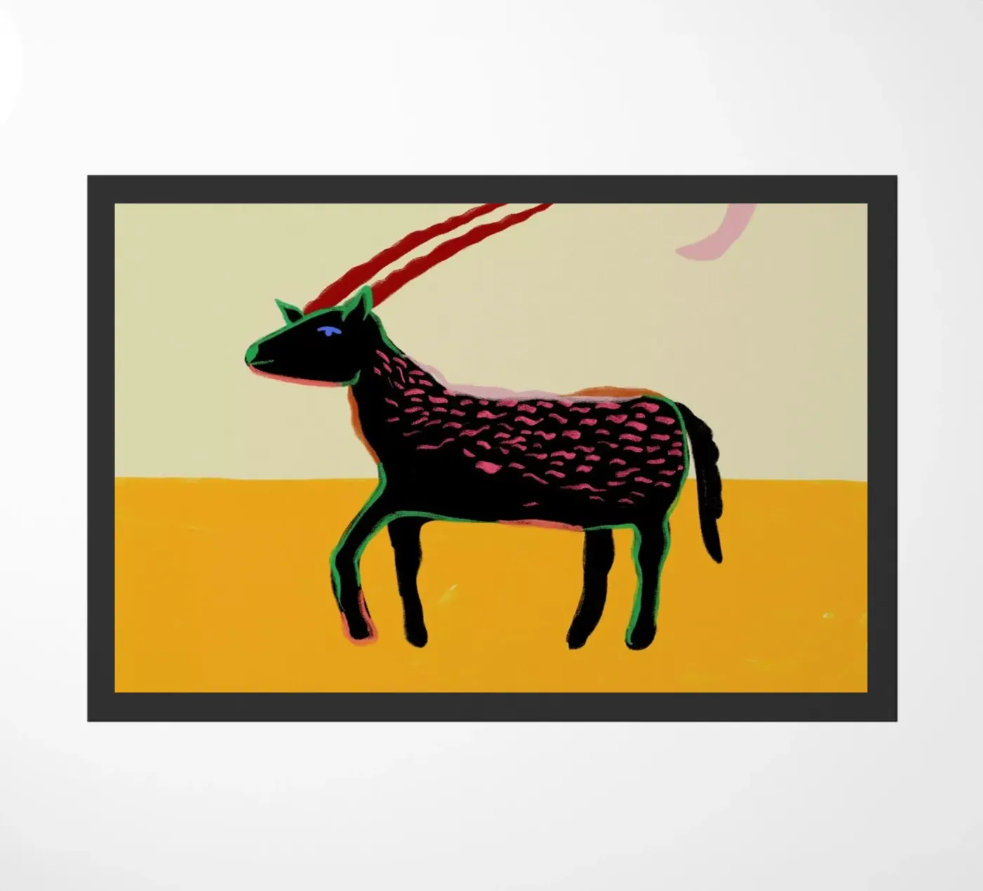 Capricorn doormat by Sandra Poliakov